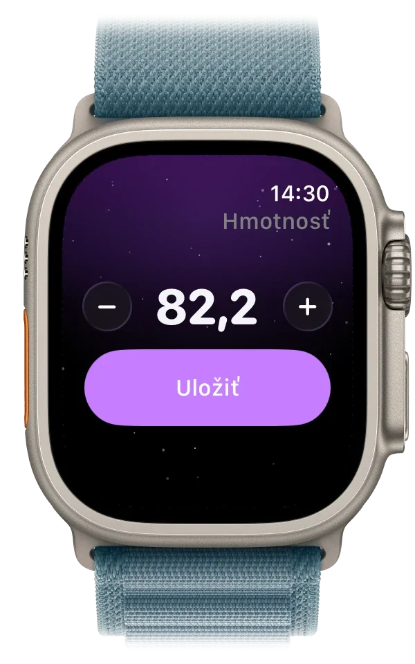 Apple Watch ukazujú týždeň vážení s poklesom na 82,2 kg
